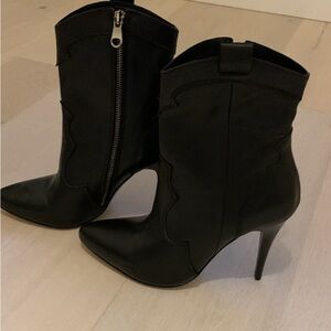 Charles david leather Black Women's Boots